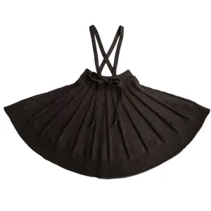 Mabli Cocoa Child Knitted Wool Skirt