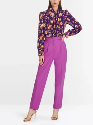 MARCCAIN PINK TAILORED TROUSERS XG8103 W02 224