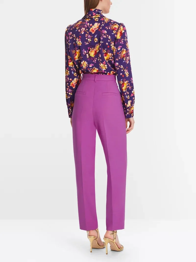 MARCCAIN PINK TAILORED TROUSERS XG8103 W02 224