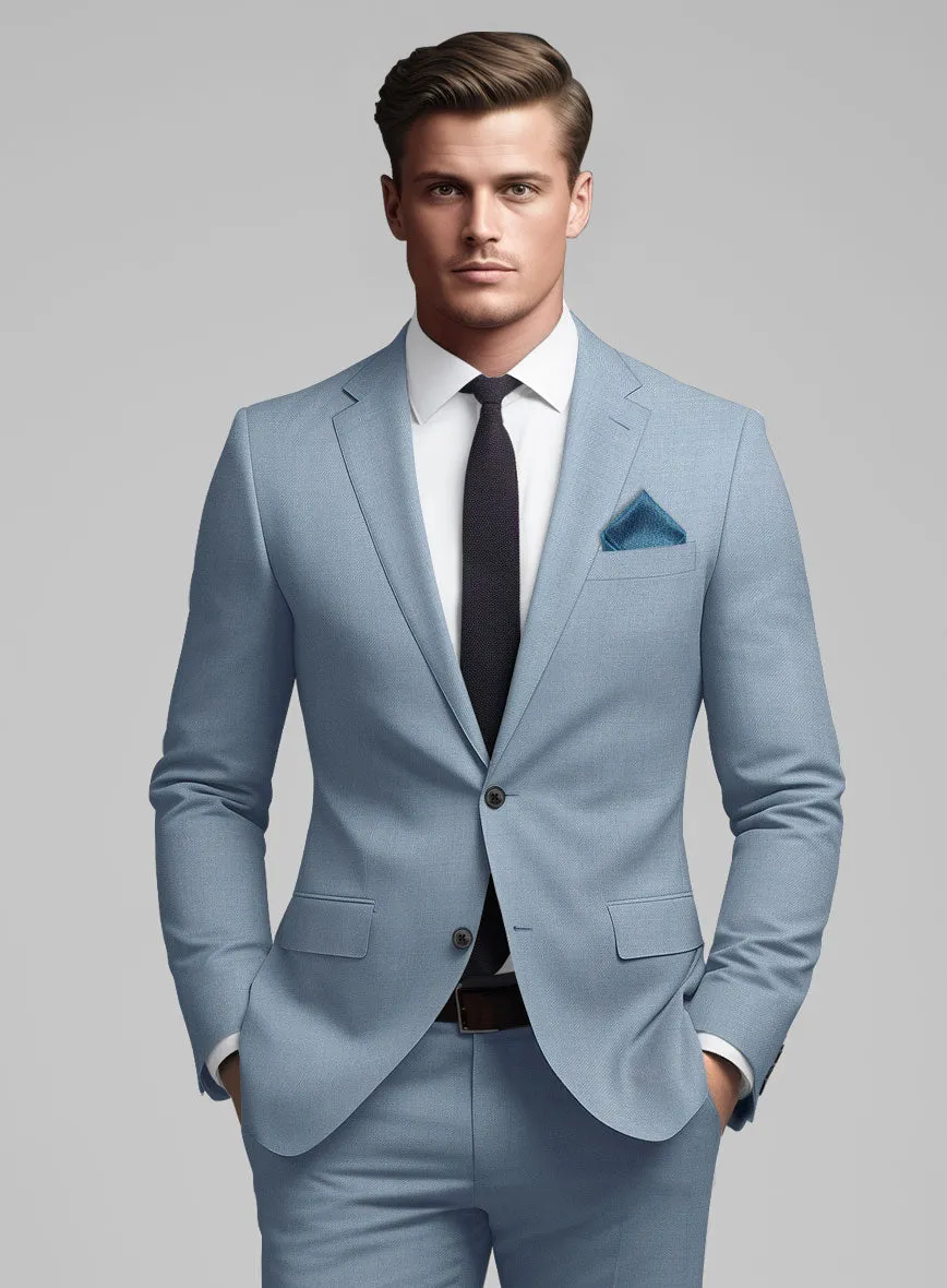 Marco Stretch Ebony Blue Wool Jacket