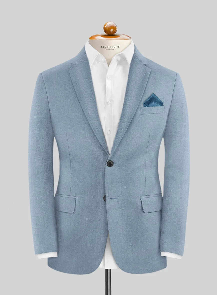 Marco Stretch Ebony Blue Wool Jacket