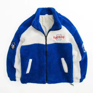 Men’s Colour Block Fleece Warm Jacket