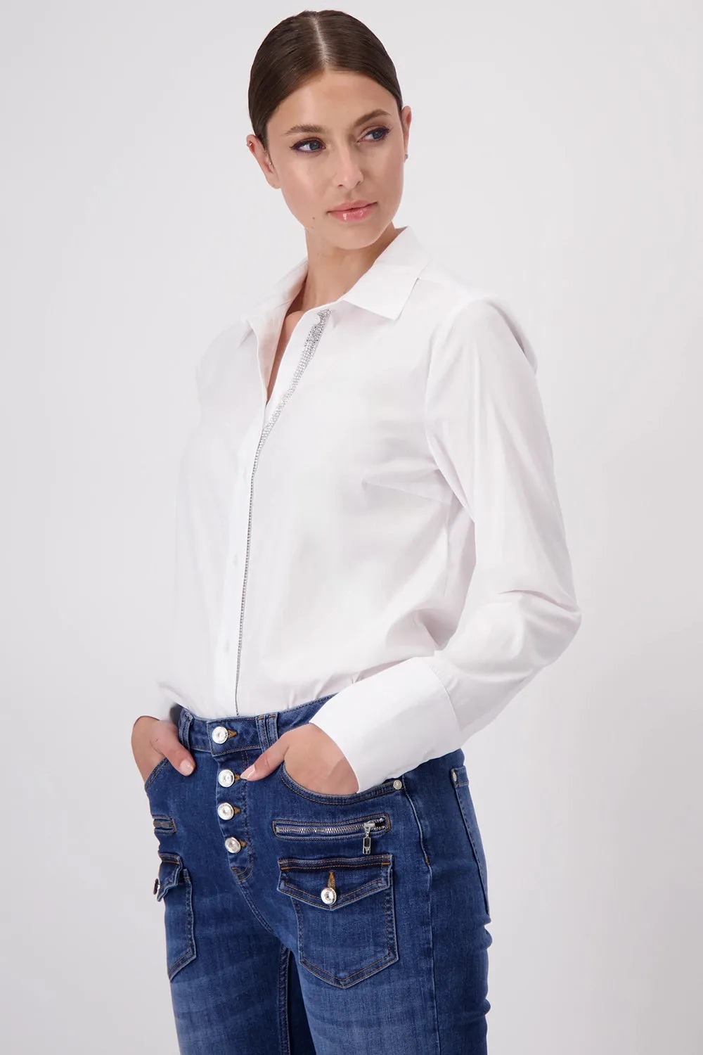 Monari Decorative Shirt Blouse 808596