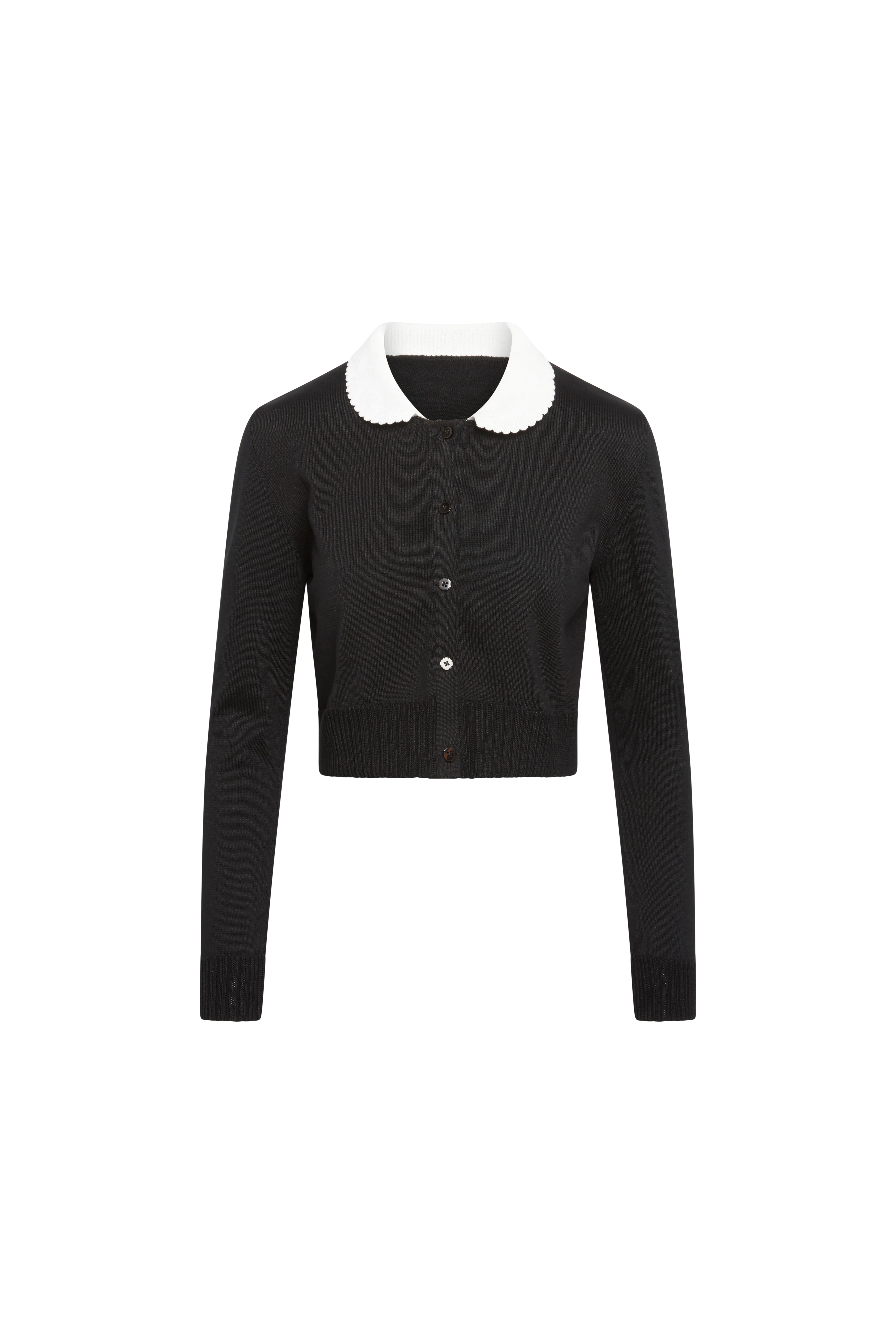 MS. PENNYWORTH CARDIGAN BLACK CROPPED