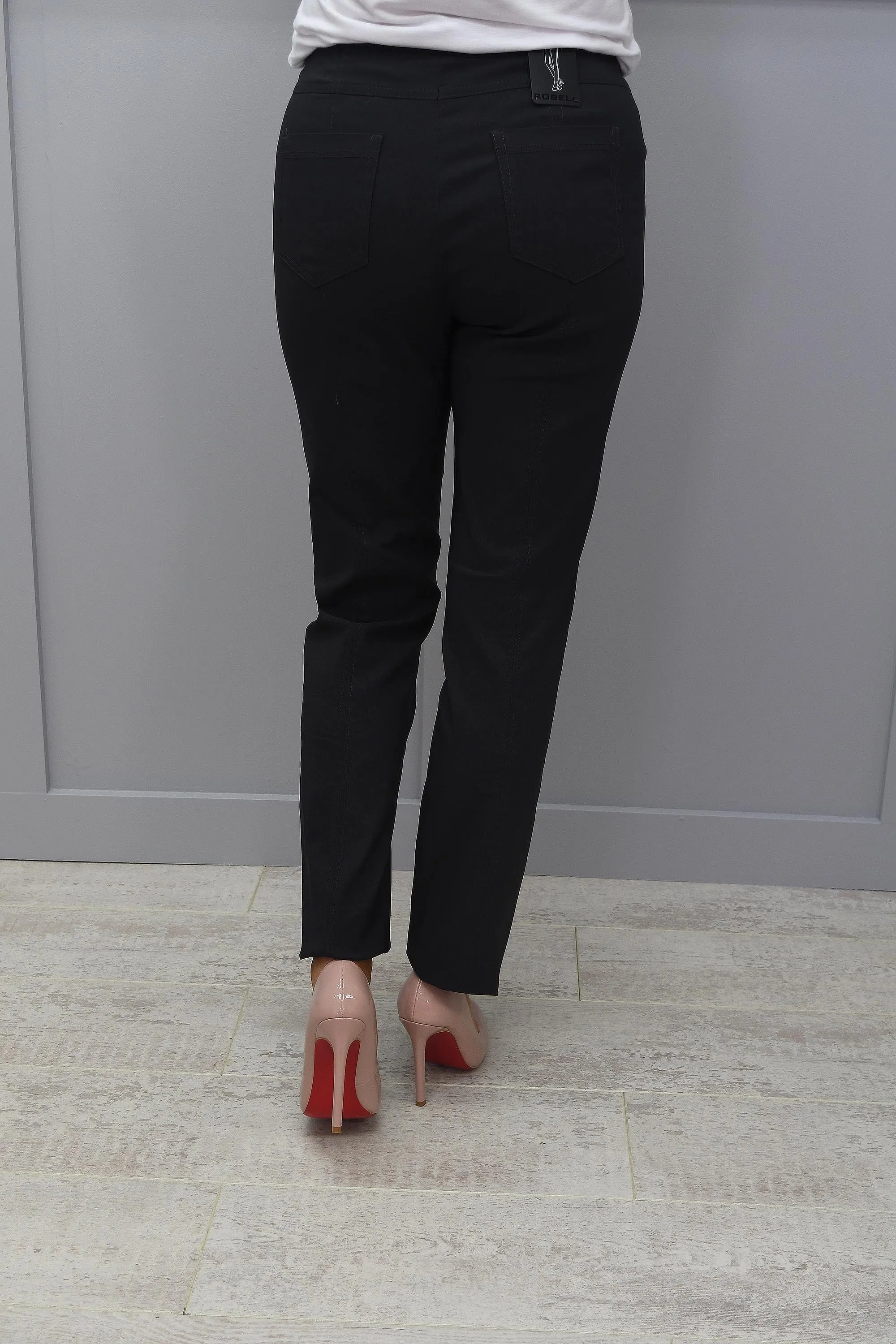 Robell Full Length Bella Grey Trousers - 51559 5499 97