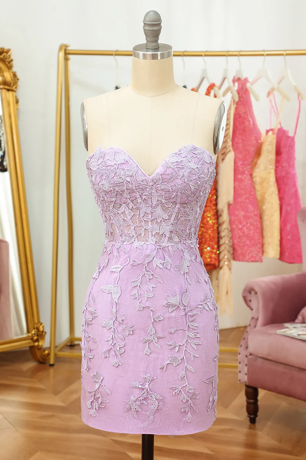 Royal Blue Sweetheart Tight Homecoming Dress with Appliques