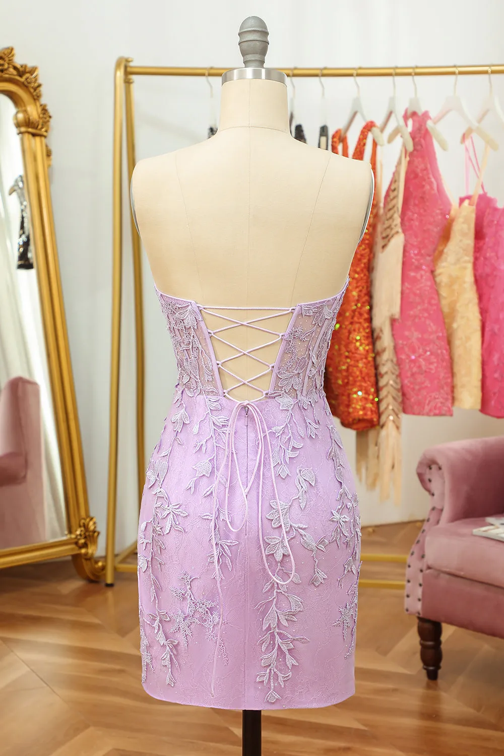 Royal Blue Sweetheart Tight Homecoming Dress with Appliques