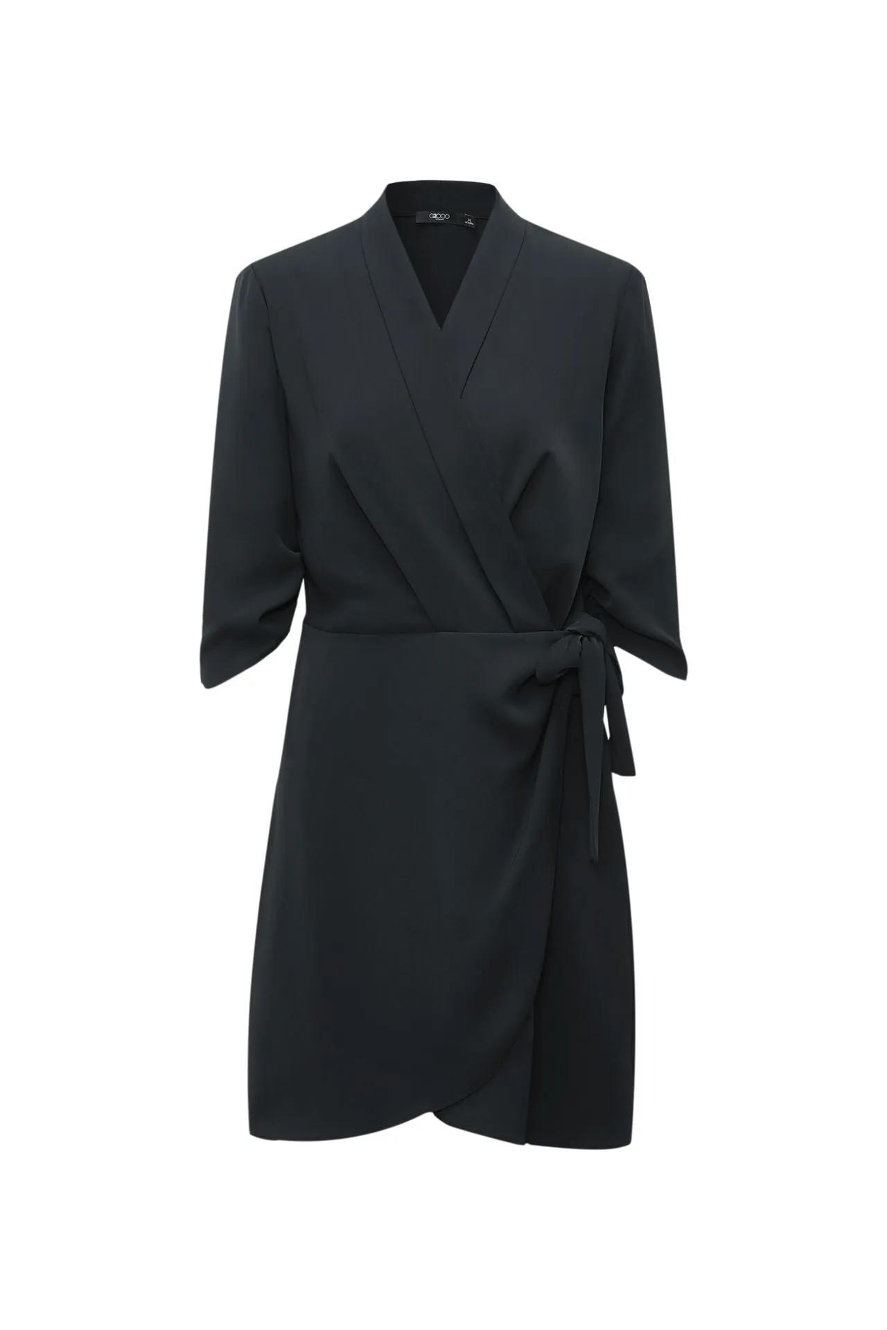 Satin Wrapped Dress