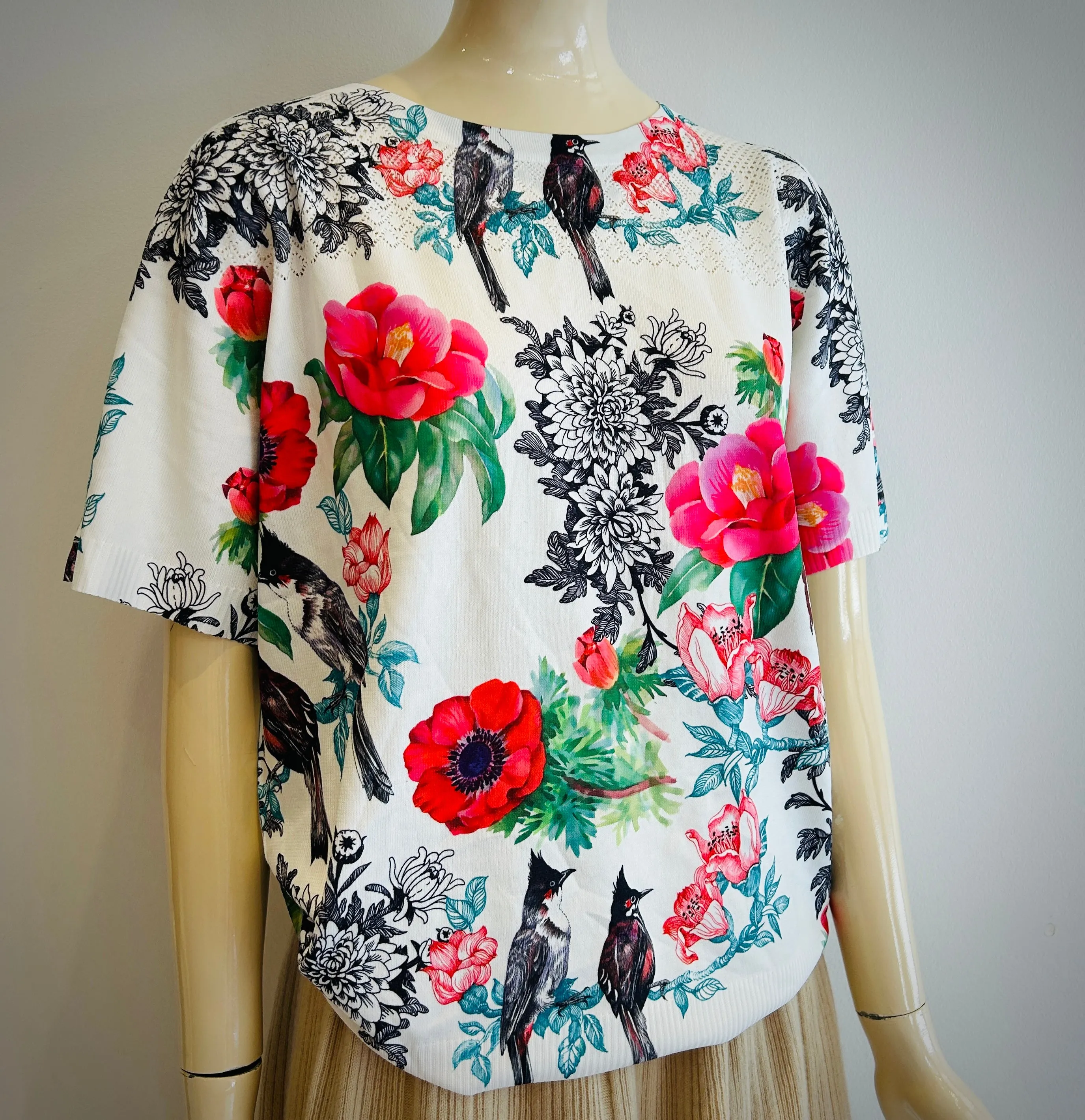 Short Sleeve Sweater.  April Sale 25% Off.     At Checkout Use Code April25