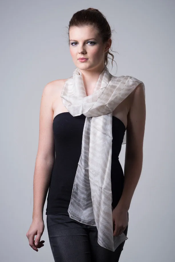 Silk scarf W - 4 designs