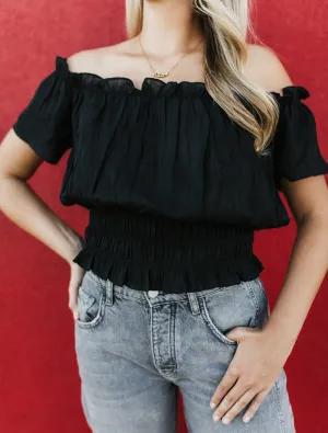 Texas Tech Double T "Rover" Crinkle Top