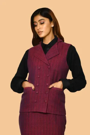 Trisha Handloom Pure Cotton Waist-Coat