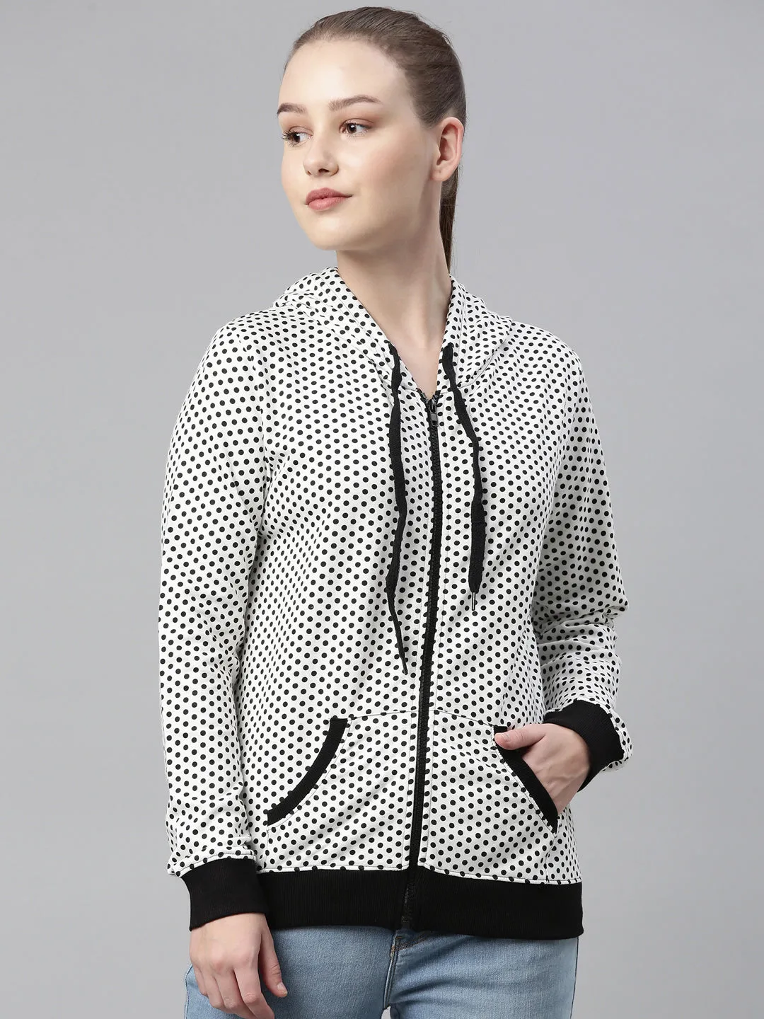TYRA COTTON SWEATSHIRT WITH HOOD