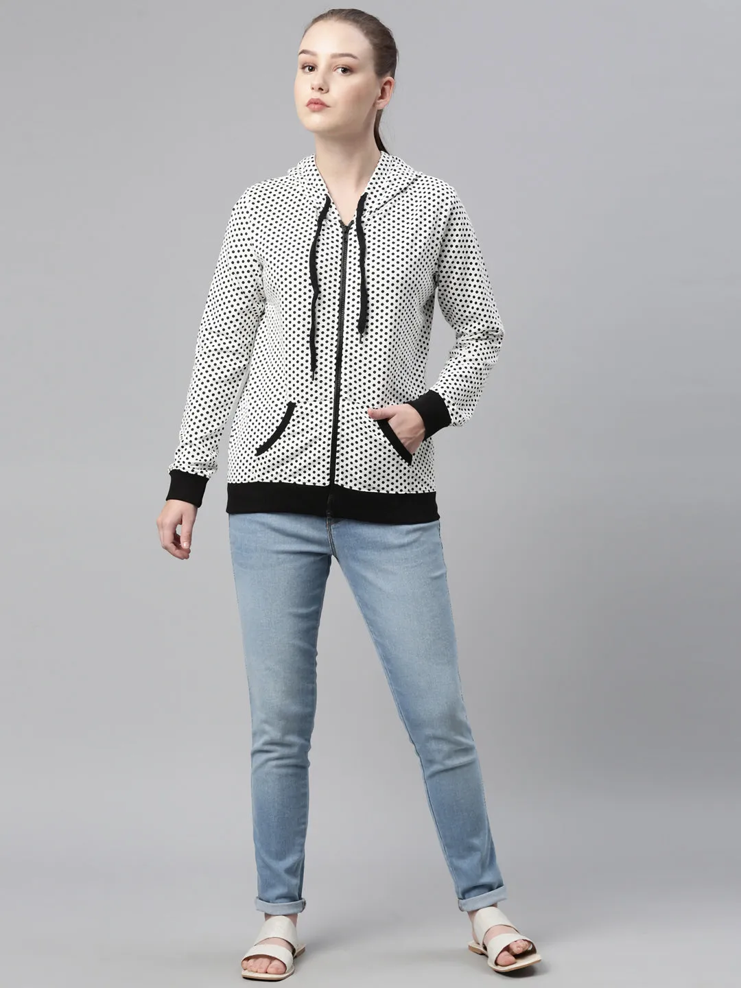 TYRA COTTON SWEATSHIRT WITH HOOD