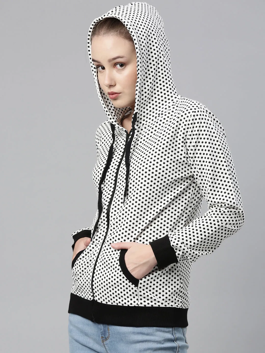 TYRA COTTON SWEATSHIRT WITH HOOD
