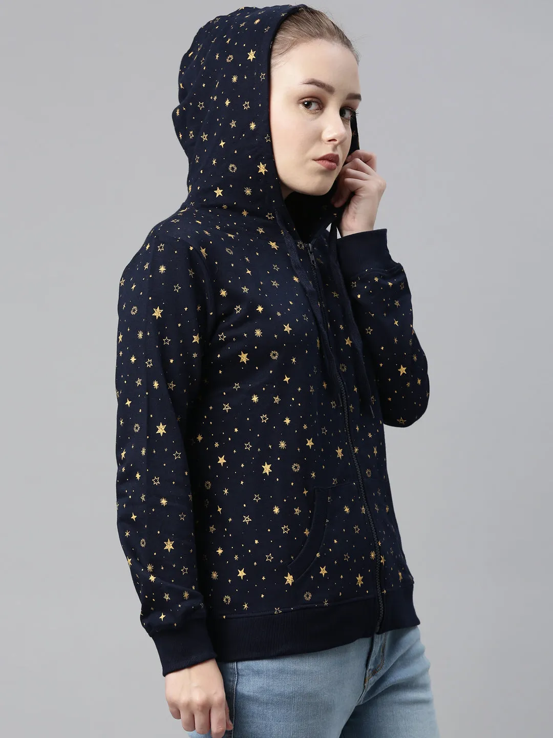 TYRA COTTON SWEATSHIRT WITH HOOD