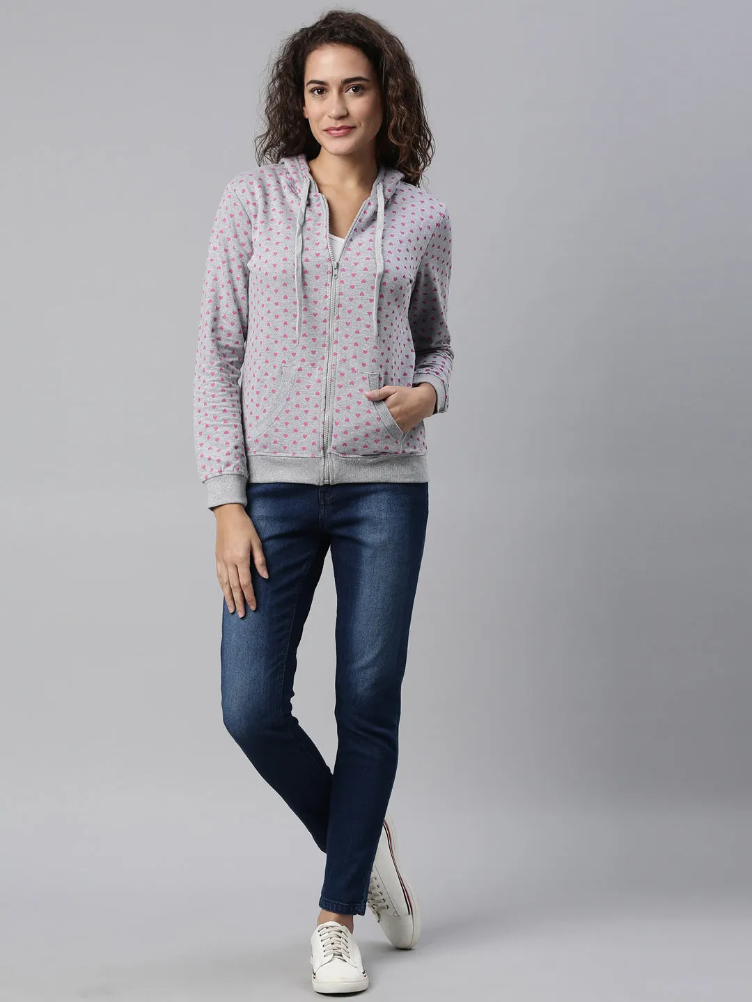 TYRA COTTON SWEATSHIRT WITH HOOD