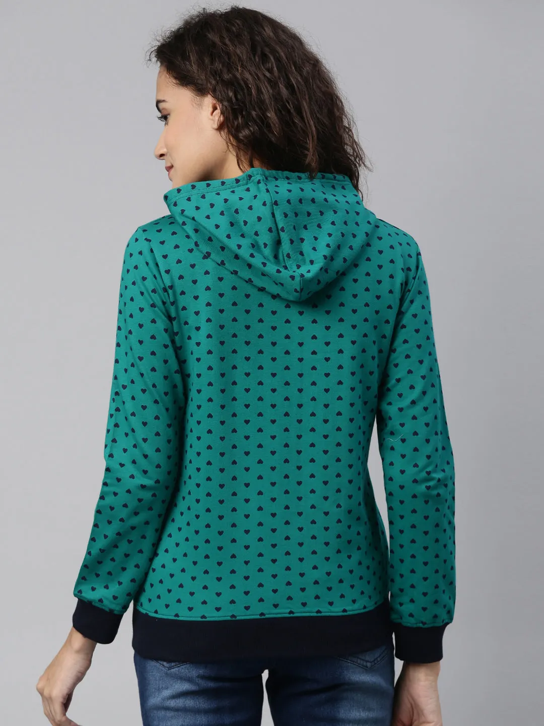 TYRA COTTON SWEATSHIRT WITH HOOD