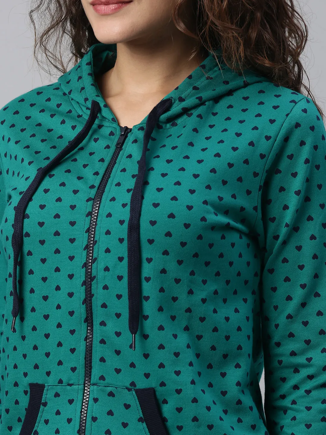 TYRA COTTON SWEATSHIRT WITH HOOD