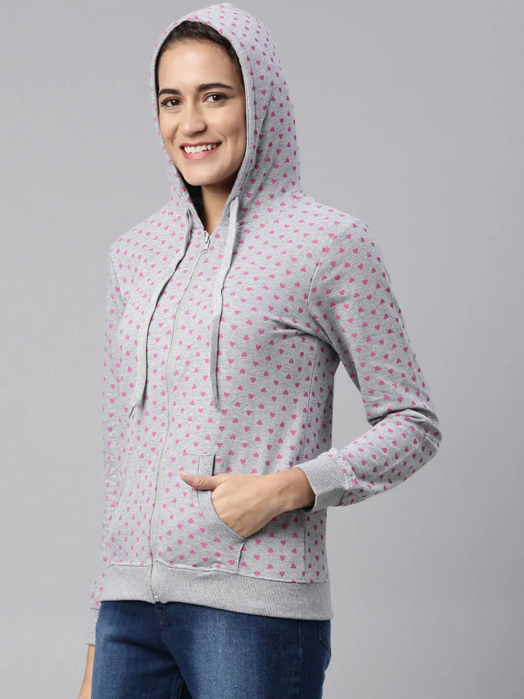 TYRA COTTON SWEATSHIRT WITH HOOD