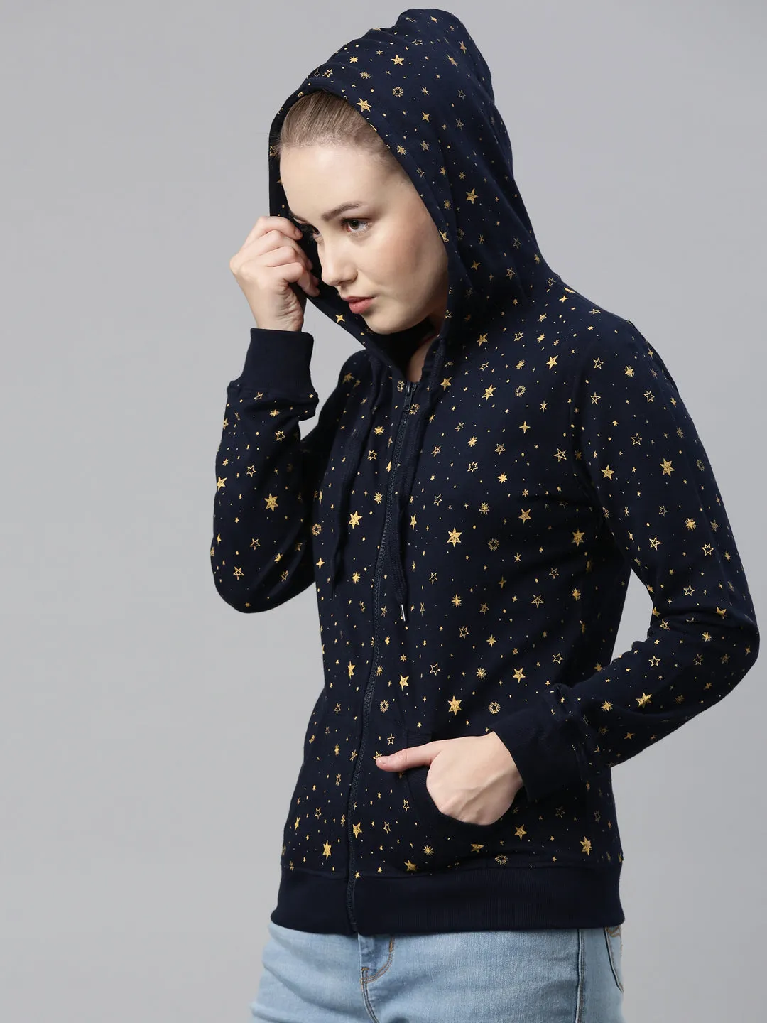 TYRA COTTON SWEATSHIRT WITH HOOD