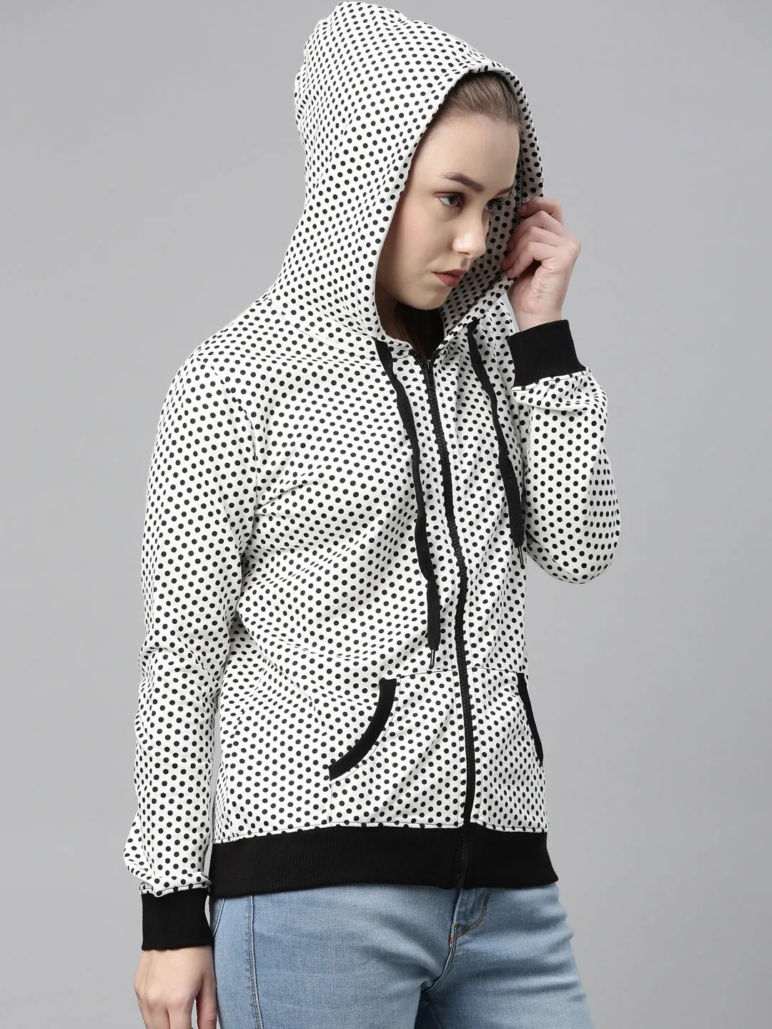 TYRA COTTON SWEATSHIRT WITH HOOD
