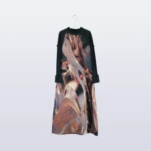 Weld Knit Robe / gold