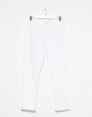 White Caden Tailored Trousers