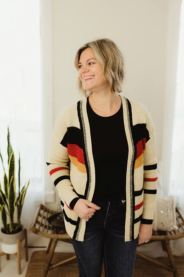 Winter Rainbow Cardi