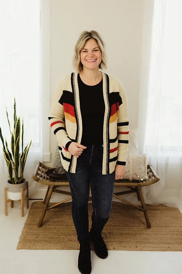 Winter Rainbow Cardi