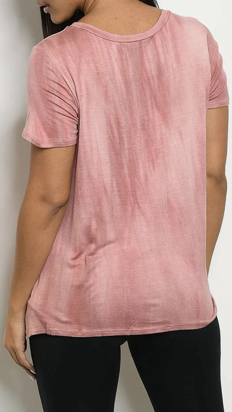Wish You Were Beer, Tie Dye, Short Sleeve Top